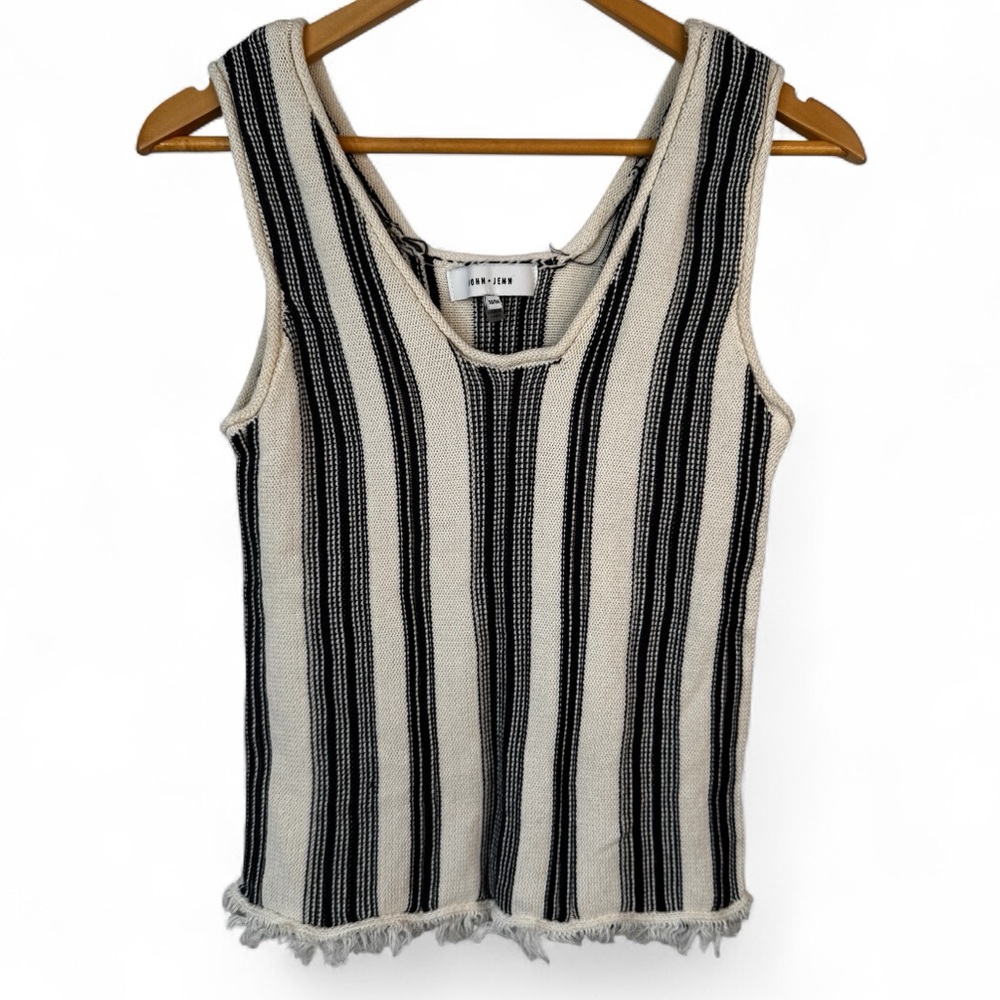 John + Jenn Knit Striped Tank Top